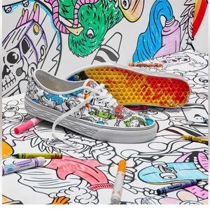 BRAND NEW KIDS CRAYOLA VANS SIZE 11